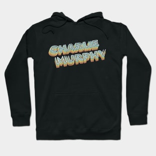 Charlie Murphy Retro Typography Faded Style Hoodie